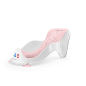 מושב (צר) כסא מותאם לאמבטיה של התינוק Angelcare גיל 0 עד חצי שנה ורוד